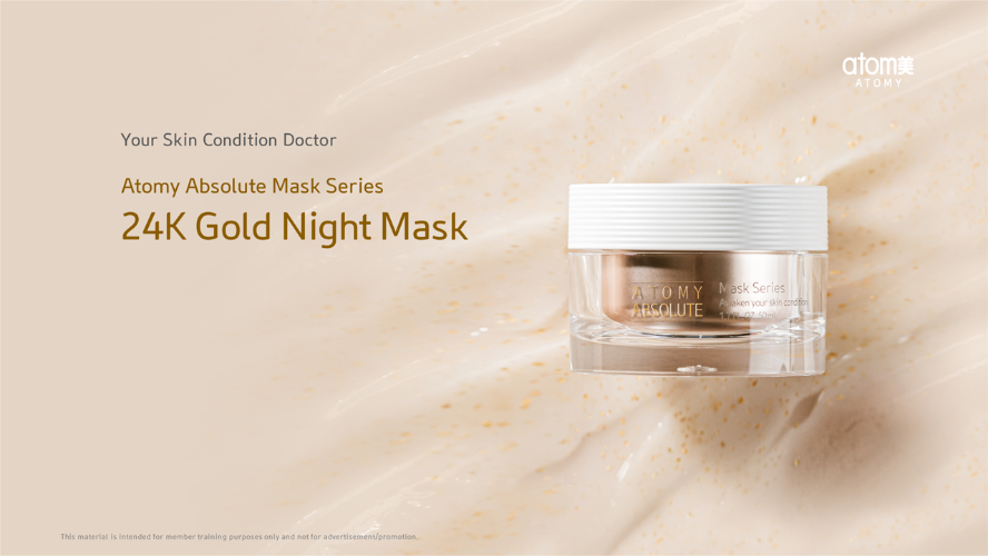 [Product PPT] Atomy Absolute 24k Gold Night Mask