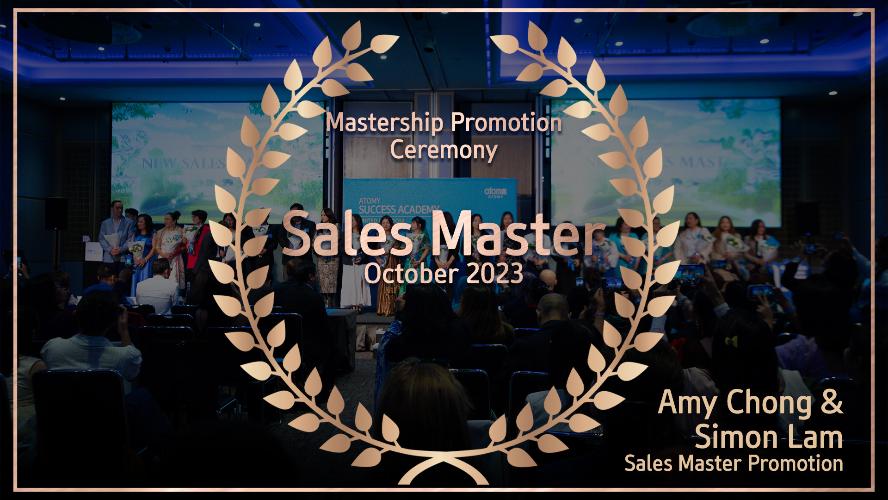 Sales Masters Amy Chong & Simon Lam - Mastership Promotion Speech