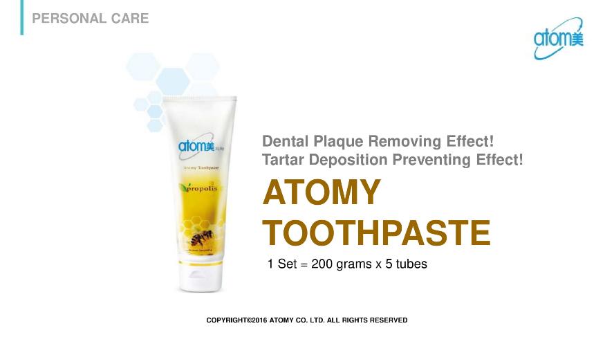 [Product PPT] Toothpaste (ENG & CHN)