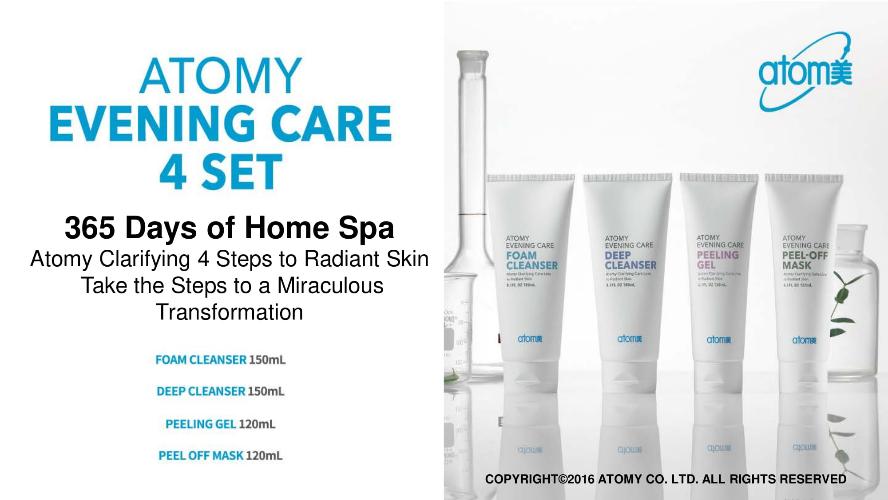 [Product PPT] Evening care 4set (ENG & CHN)
