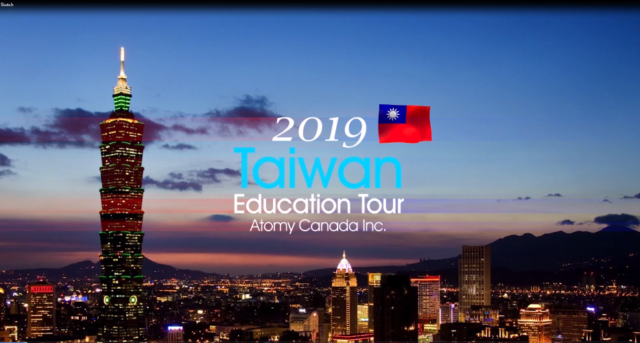 Atomy Canada Members to Taiwan Tour 2019
