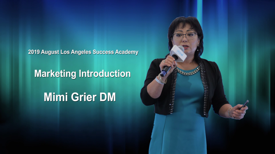 2019 August Los Angeles Success Academy Marketing Introduction By Mimi Grier DM - 23M01S