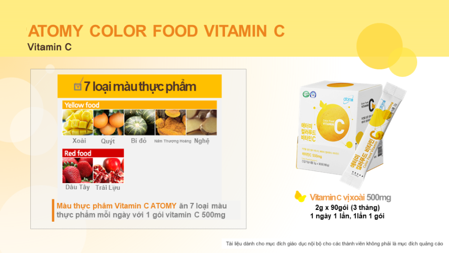 Color food Vitamin C(Tiếng việt)