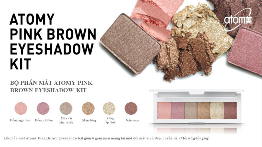 Atomy Pink Brown Eyeshadow Kit