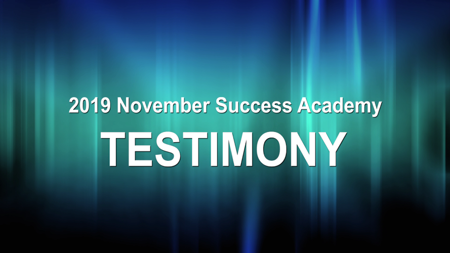 2019 November Success Academy Members Testimony