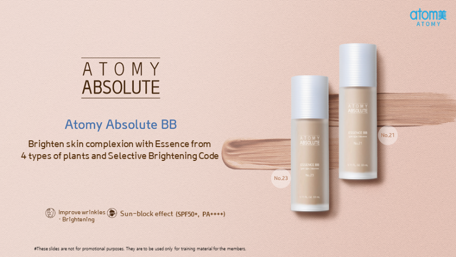 [Product PPT] Atomy Absolute BB Cream (ENG)