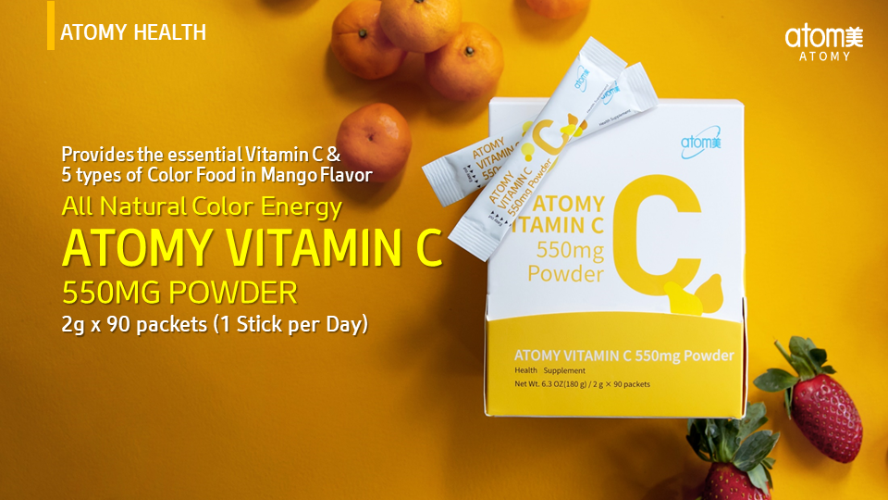 [Product PPT] Atomy Vitamin C 550mg Powder (ENG)