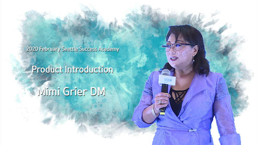 2020 February Seattle Success Academy Product Introduction -  Mimi Grier DM 33m05s