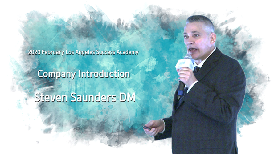 2020 February Los Angeles Success Academy Company Introduction - Steven Saunders DM 27m13s