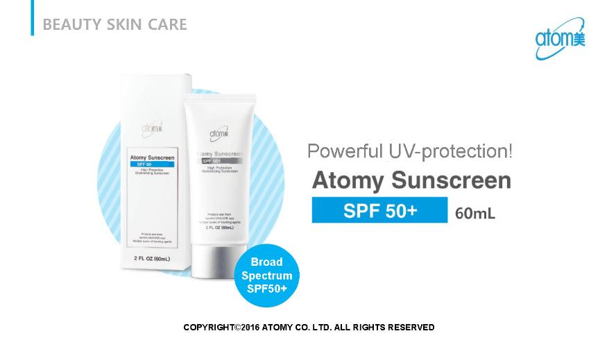 [Product PPT] Atomy Sunscreen