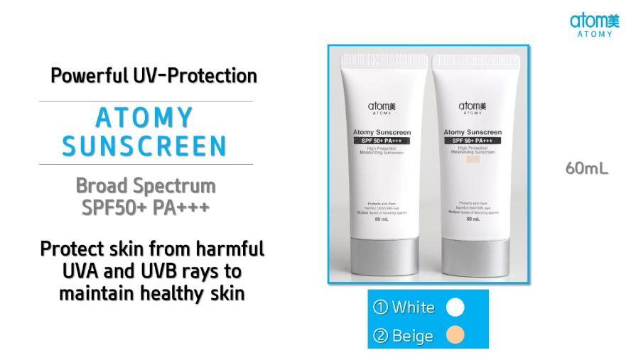 {Product PPT} Atomy Sunscreen 