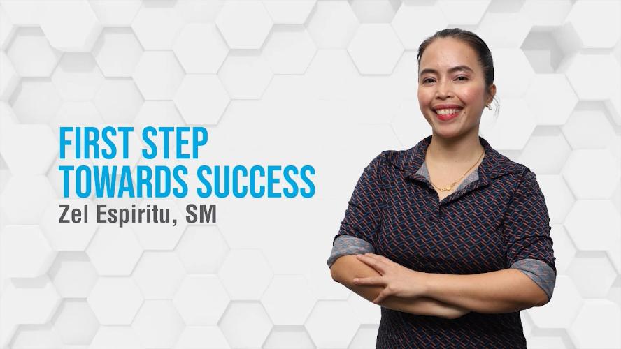First Step Towards Success_SM Zel Espiritu