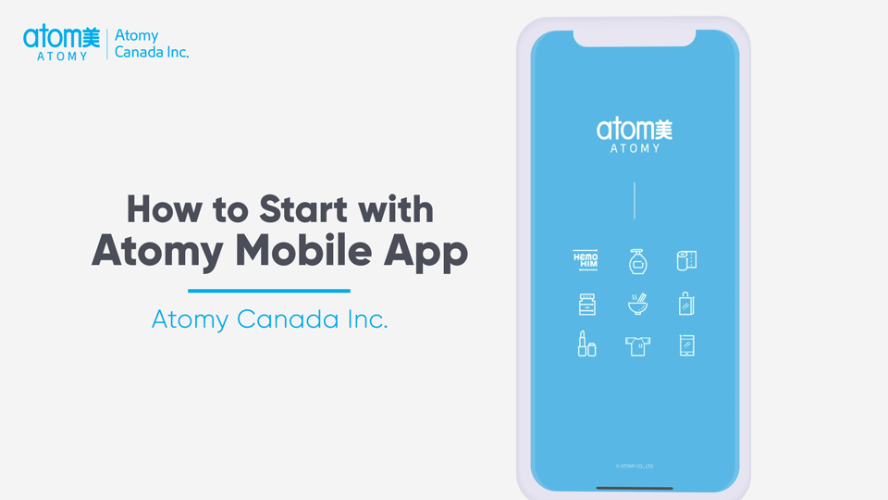 How to Start with Atomy Mobile App