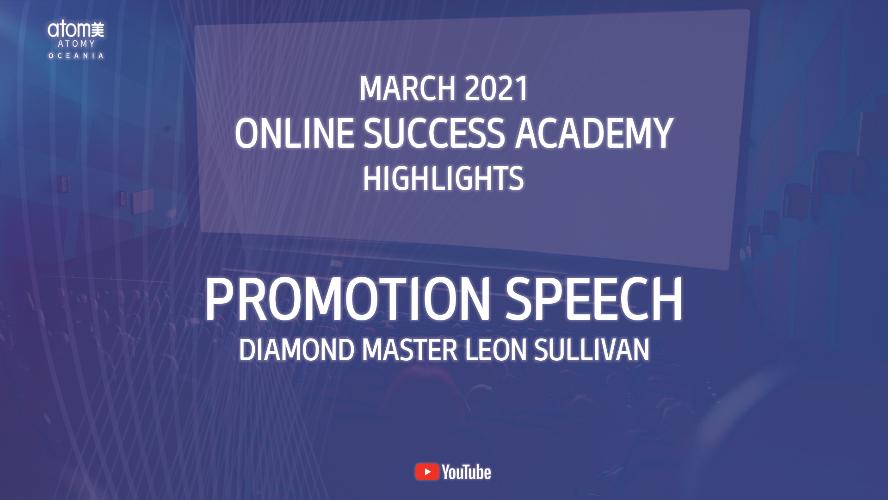 AO - MAR 2021 SA EXTRACT - PROMOTION SPEECH BY DM LEON SULLIVAN