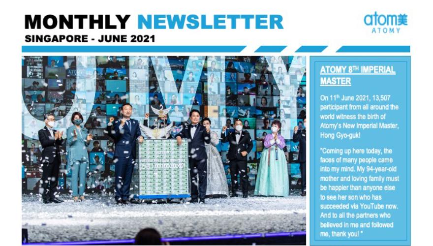 Atomy Singapore Newsletter - June Issue 2021