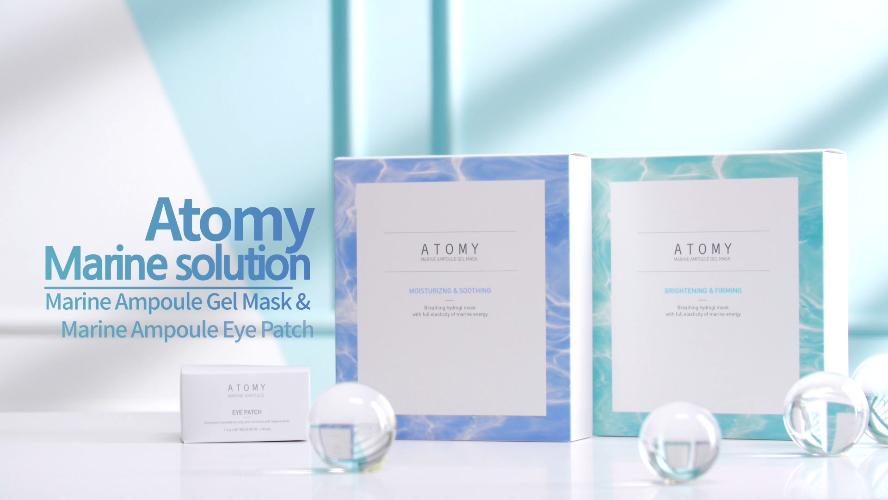 Atomy Marine Solution - Ampoule Gel Mask & Ampoule Eye Patch (ENG)