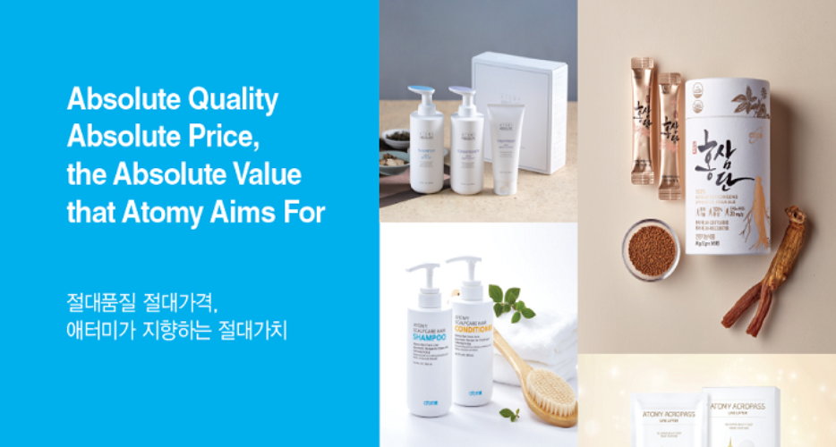 Absolute Quality Absolute Price, the Absolute Value that Atomy Aims For