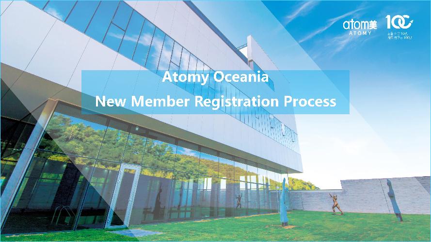 Atomy Oceania New Member Registration Process 