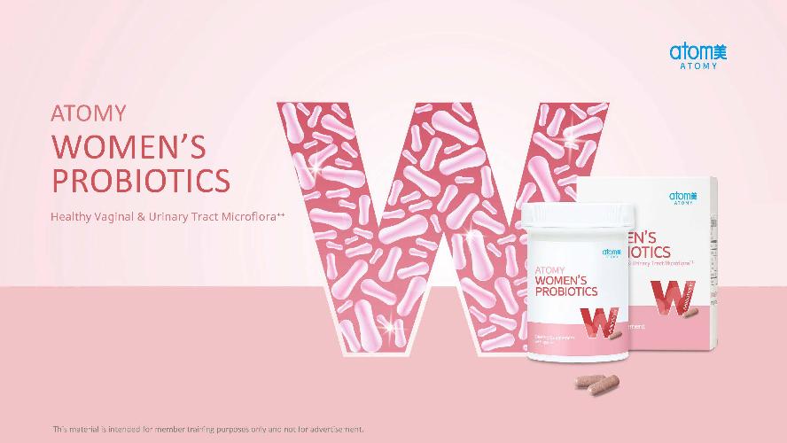 [Product PPT] Atomy America GSGS Women's Probiotics