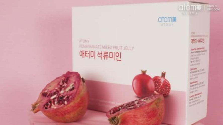Atomy Pomegranate Mixed Fruit Jelly Advert