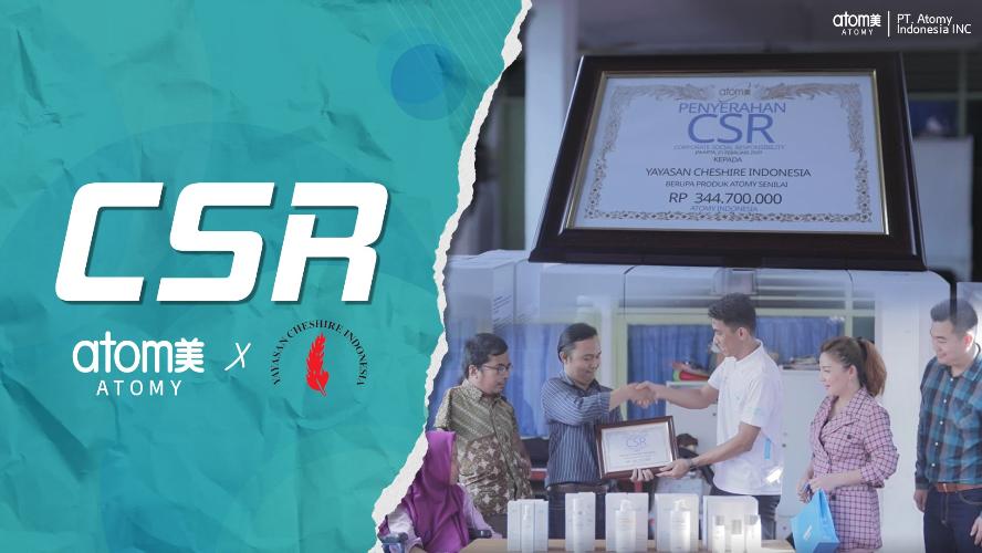CSR Atomy Indonesia  - Yayasan Cheshire Indonesia