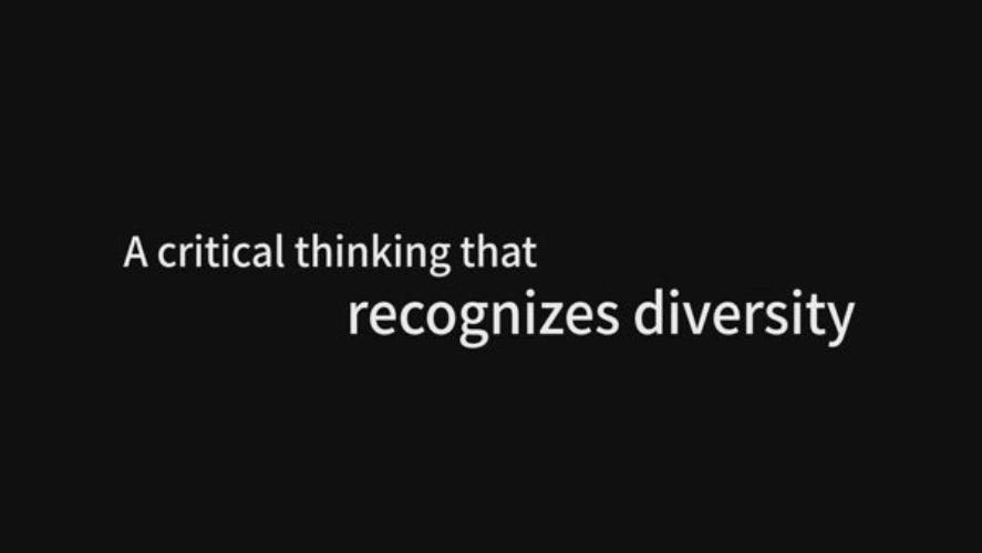 (ENG) CRITICAL THINKING RECOGNIZING DIVERSITY