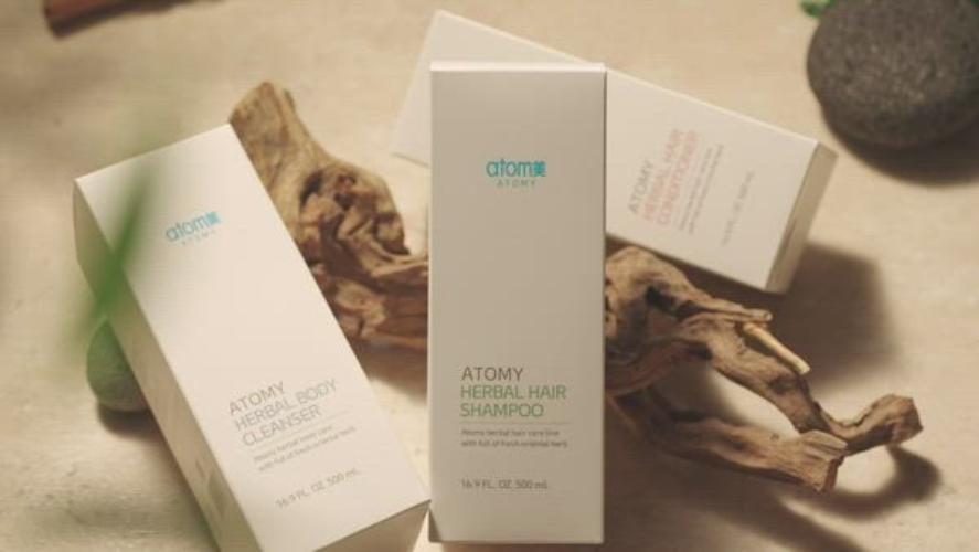 Atomy Herbal Shampoo, Conditioner e Body Cleanser