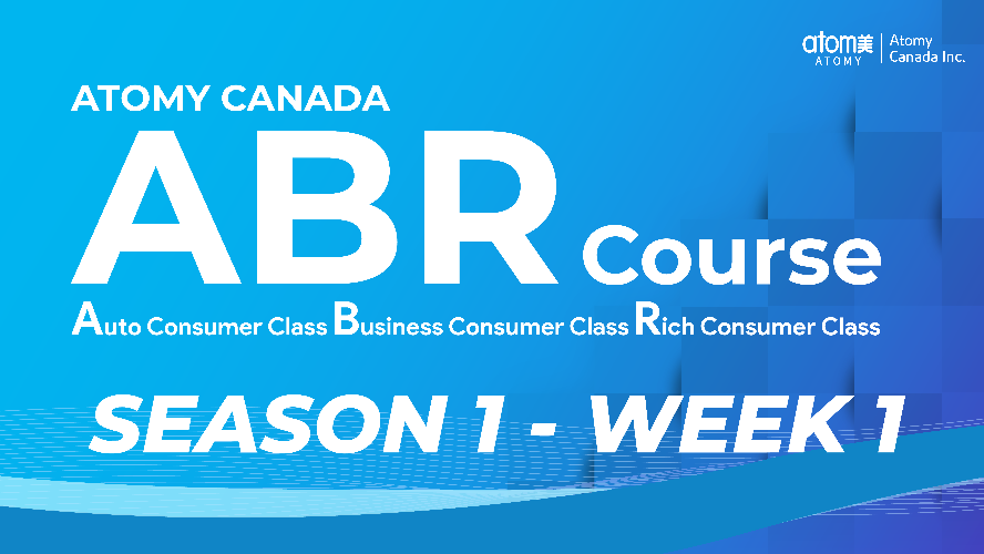ABR Cousre Season 1 - Week 1