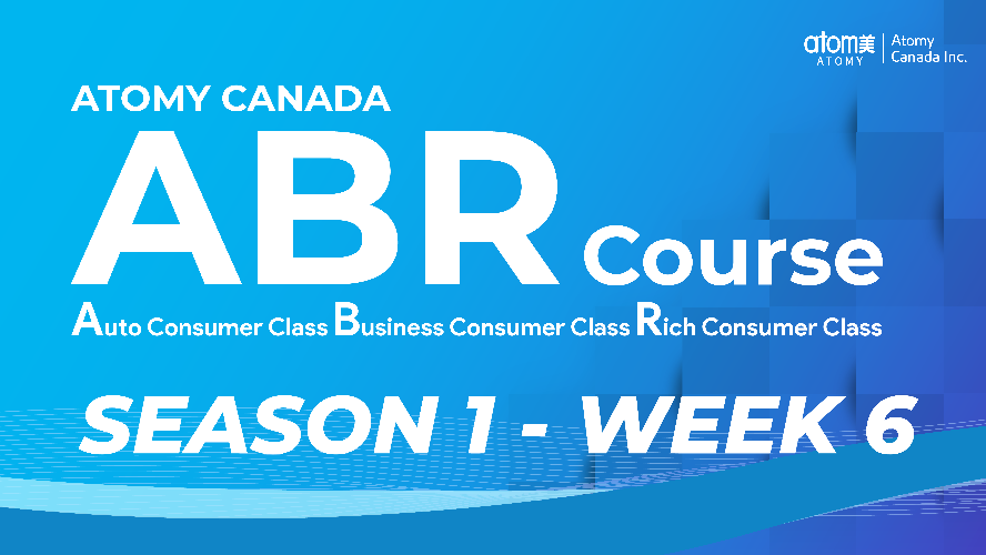 ABR Course Season 1 - Week 6