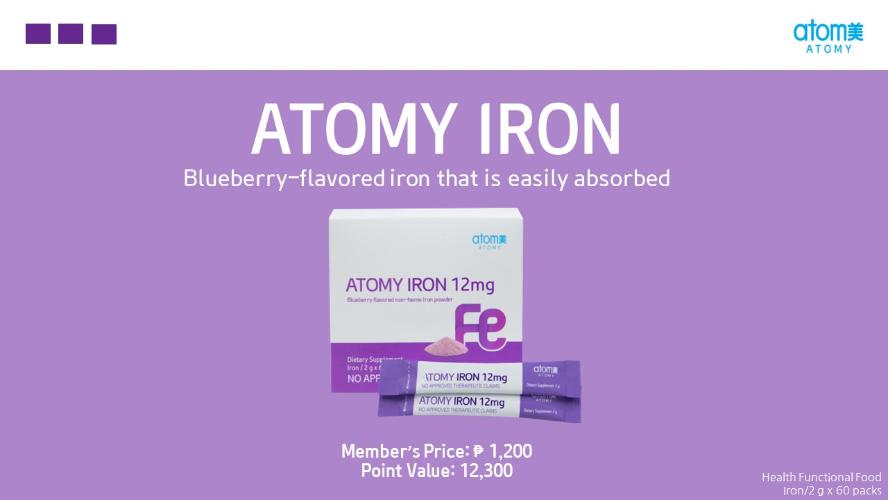   [Product PPT] Atomy Iron