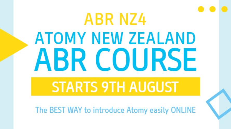 [ABR NZ4] Atomy NZ ABR Course