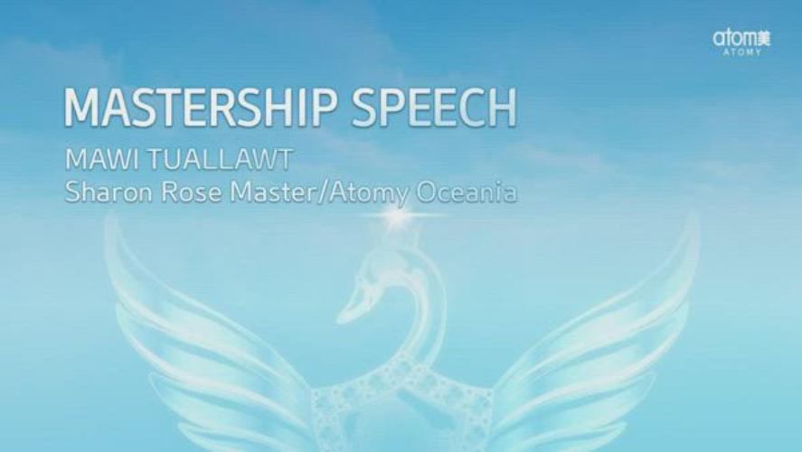 AUG SA 2022 - Sharon Rose Master Promotion Speech By Mawi Tuallawt