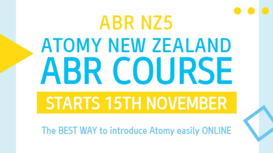 [ABR NZ5] Atomy NZ ABR Course