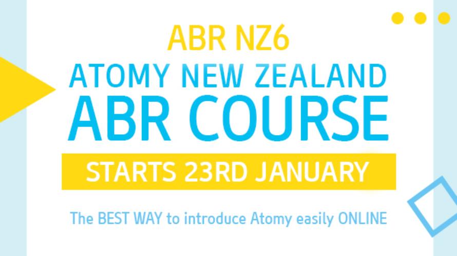 [ABR NZ6] Atomy NZ ABR Course