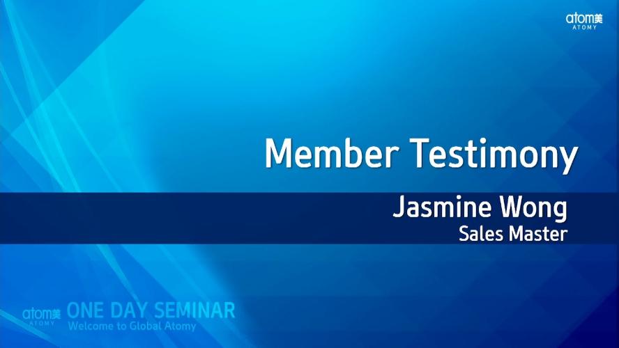 Member Testimony by Jasmine Wong SM