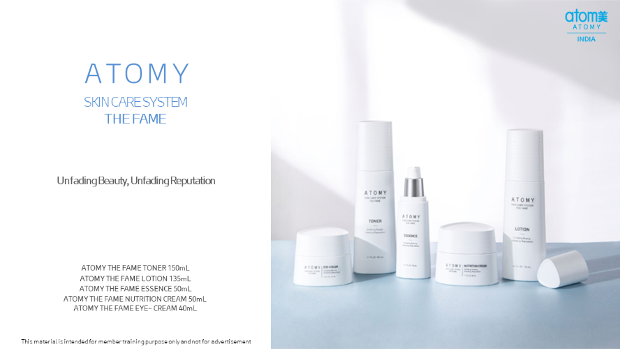 {Product PPT} Atomy The Fame Skincare Set - English