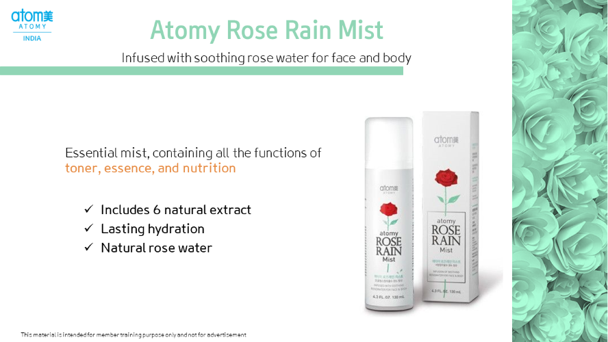 {Product PPT} Atomy Rose Rain Mist