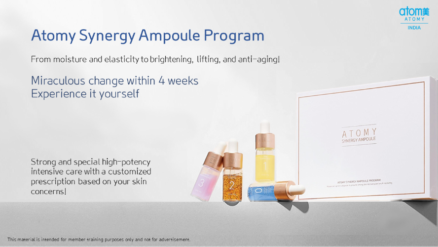 {Product PPT} Atomy Synergy Ampoule - English