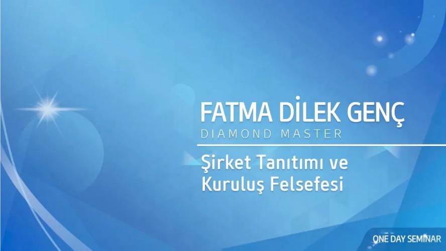 Atomy Diamond Master - Fatma Dilek Genç - Şirket Tanıtımı - Ocak 2023 OneDay Seminar İzmir