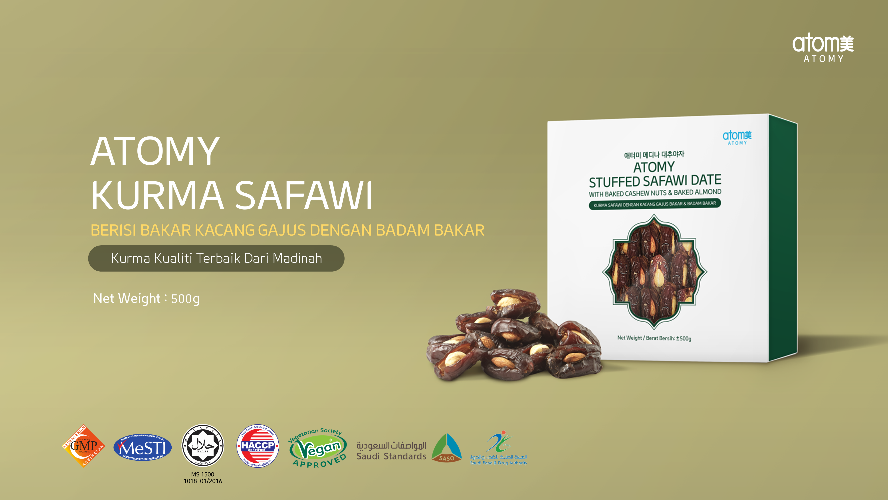 [Product PPT] Atomy Stuffed Safawi Date with Baked Cashew Nuts & Baked Almond (MYS)