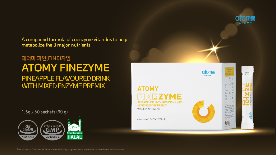 [Product PPT] Atomy Finezyme Pineapple Flavoured Drink with Mixed Enzyme Premix (ENG)