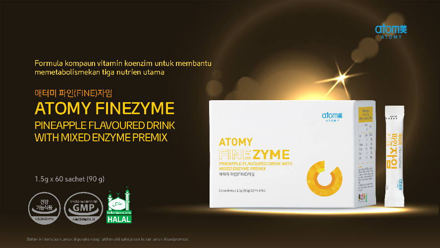 [Product PPT] Atomy Finezyme Pineapple Flavoured Drink with Mixed Enzyme Premix (MYS)