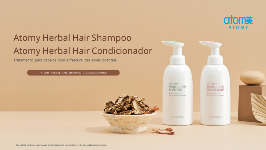 PPT - Atomy Herbal Hair Shampoo & Condicionador PORT