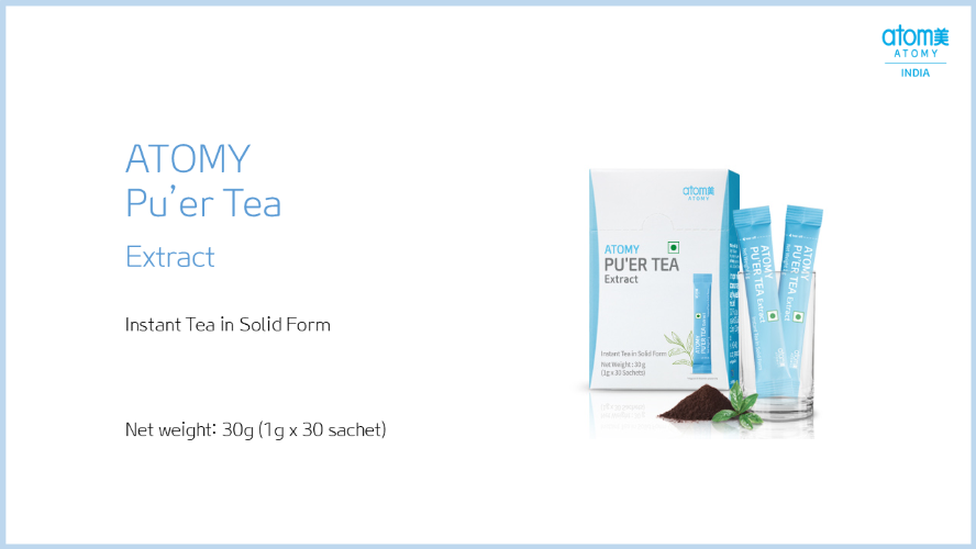 {Product PPT} - Atomy Pu'er Tea