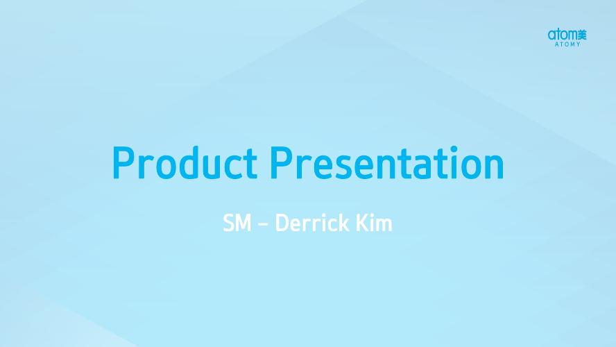 APR 2023 BRISBANE ODS - Product Presentation by SM Derrick Kim