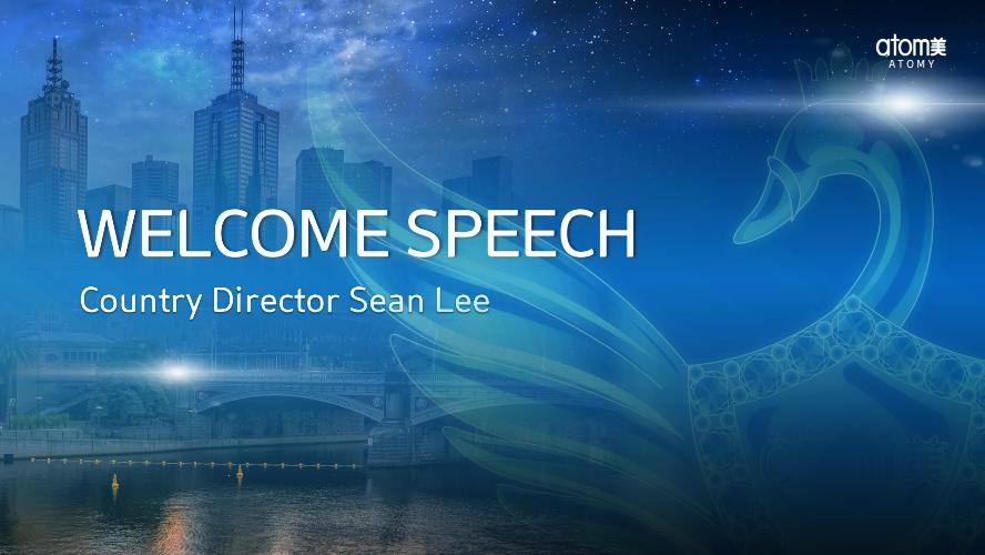 AO - APR 2023 SA EXTRACT - Welcome Speech by Country Director Sean Lee