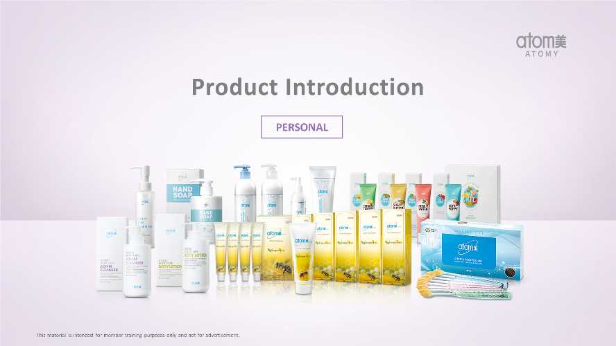 [Product PPT] Atomy Personal Care Product