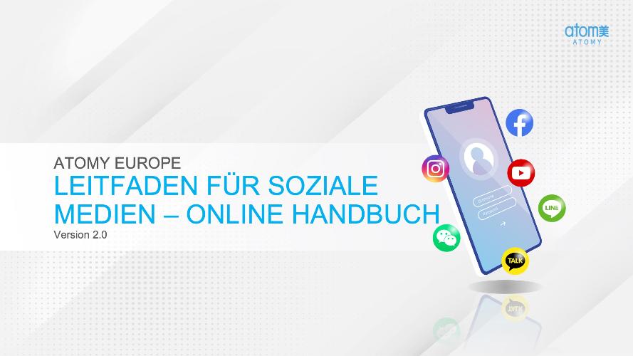 SOCIAL MEDIA REGULATION - GUIDELINE AND MANUAL (German)