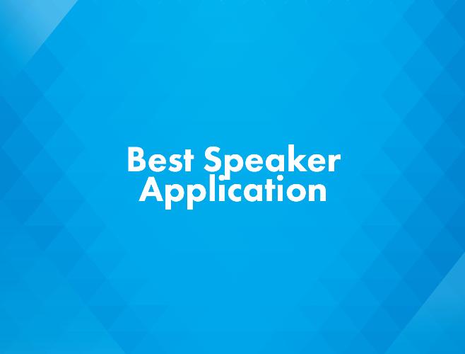 Best Speaker Application (English)
