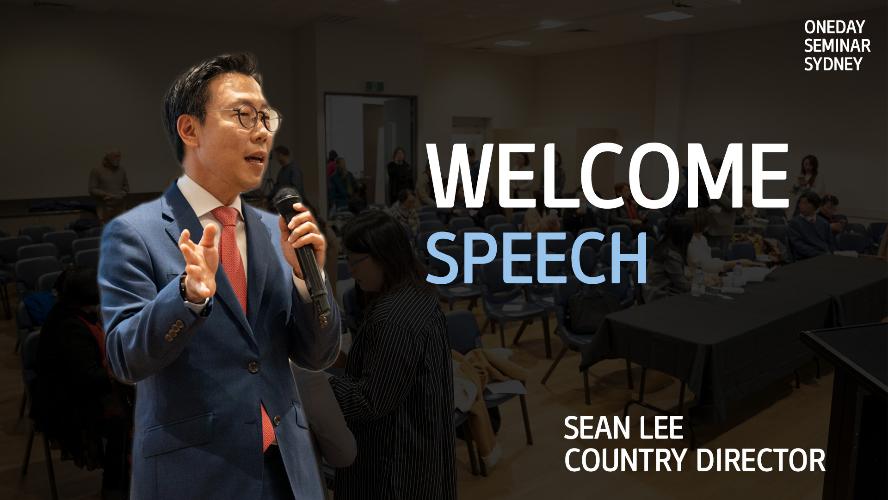 JULY 2023 SYDNEY ODS - Welcome Speech by CD Sean Lee